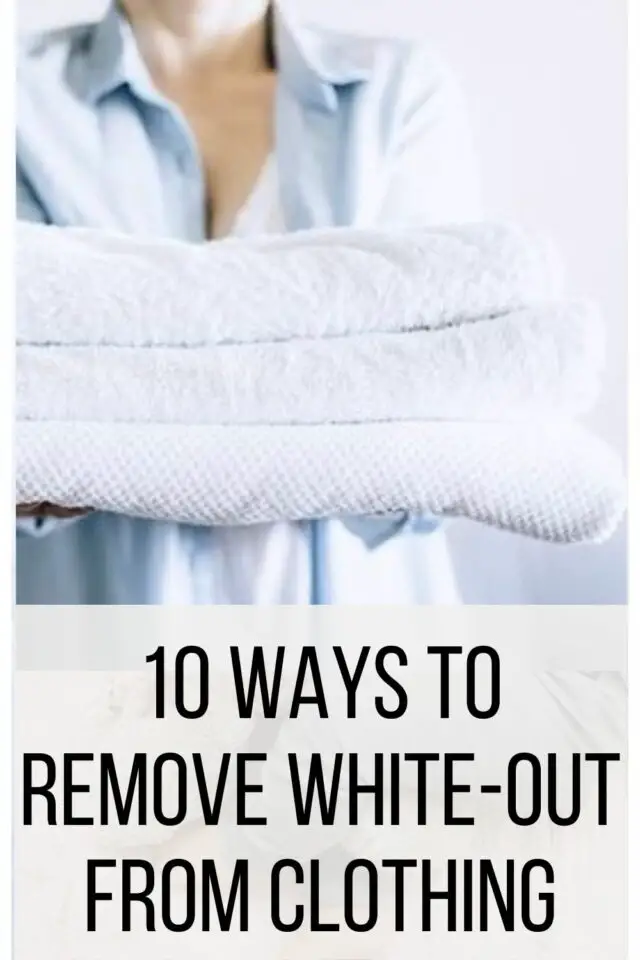 removing white out